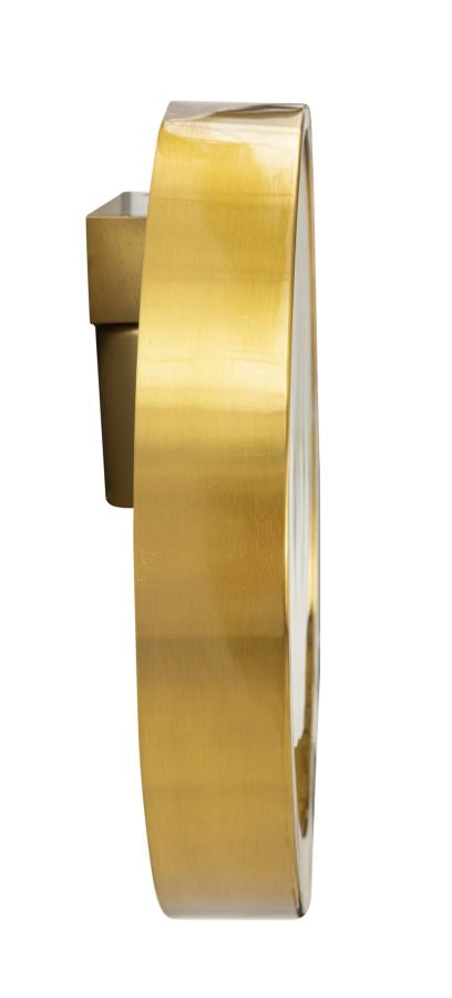 Lampada da Muro Marble 24x6x24 cm in Marmo e Ferro Oro e Marmo
