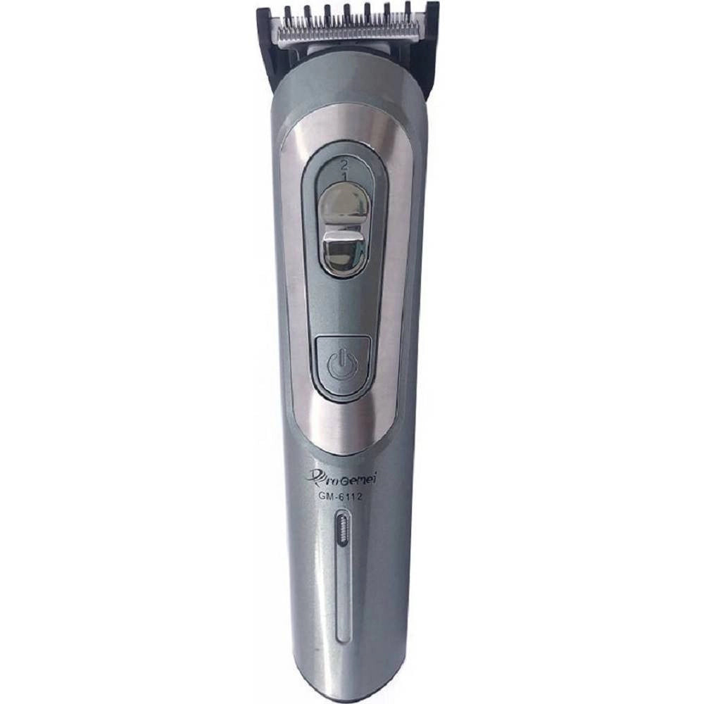Trade Shop - Tagliacapelli A Batteria Gm-6112 Rasoio Ricaricabile Professionale Trimmer Barba -
