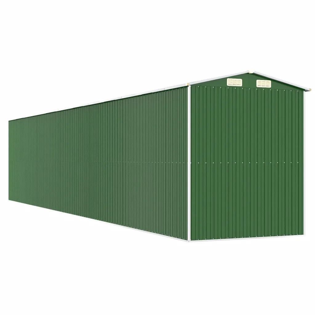 Capanno da Giardino Verde 192x1021x223 cm Acciaio Zincato cod mxl 65821