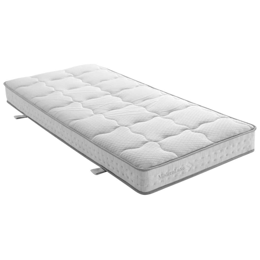 Materasso a molle insacchettate e schiuma fredda 90x190 cm; H3; 7 zone; bianco