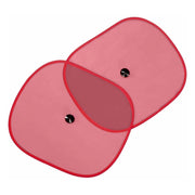 Set di 2 pezzi Parasole per finestrino laterale auto 44x36 cm Rosso Dunlop