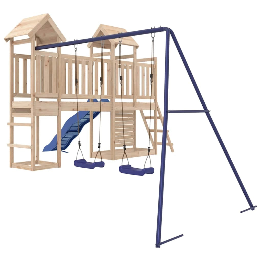 Set da Gioco da Esterno in Legno Massello di Pinocod mxl 126636