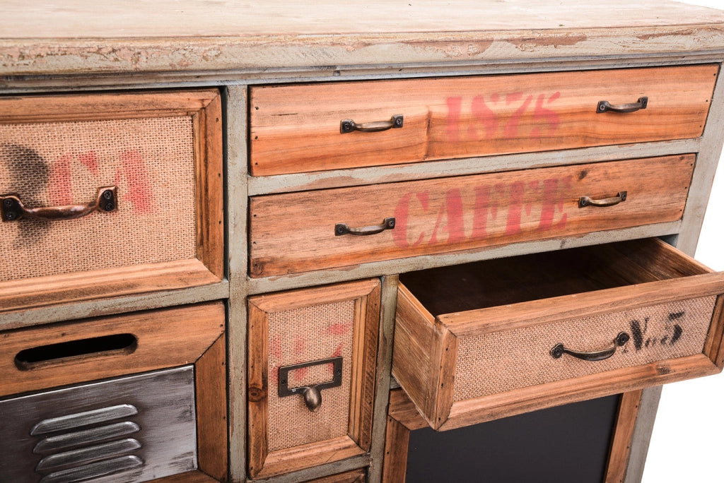 Credenza con Cassetti Vintage H 83 cm