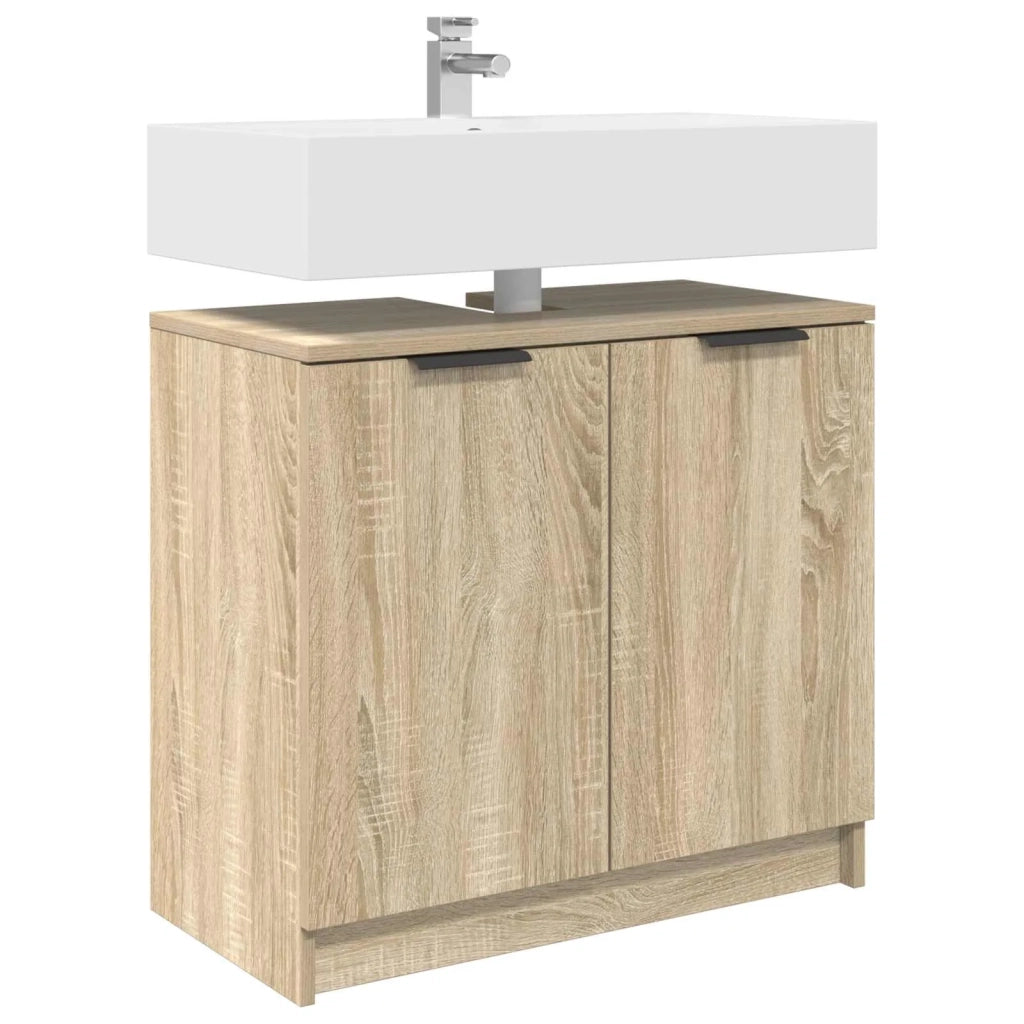 Mobile da Bagno con porta Rovere Sonoma 64,5 x 33,5 x 59 cm