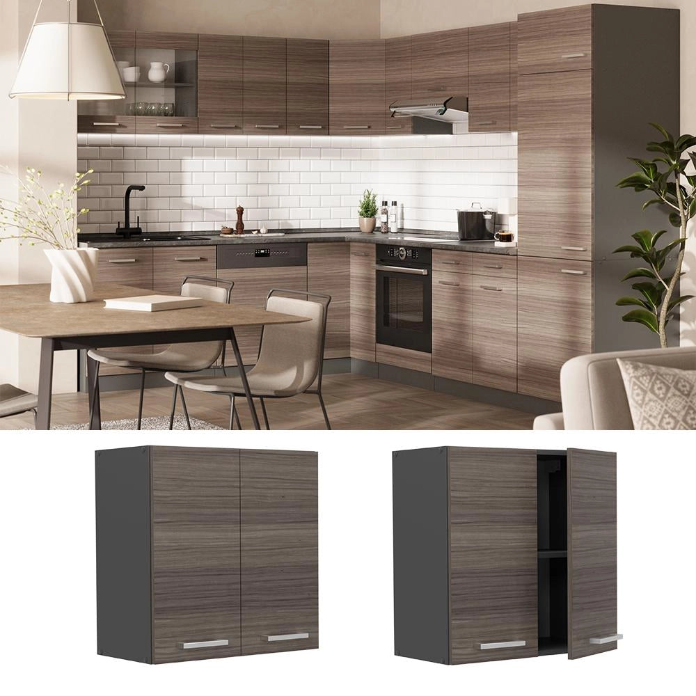 Pensile da cucina R-Line Grigio nobile/Antracite 60 cm Vicco