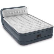Trade Shop - Materasso Dura-beam Con Schienale Tecnologia Fiber Tech Pompa Incorporata Blu Navy -