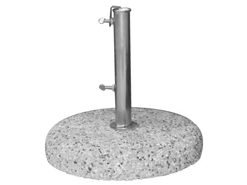 BASE CON FINITURA IN GHIAIA PER OMBRELLONI D.55 KG.35