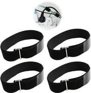 Cinture di corda in gomma antiscivolo 50 cm - Extra spesse - Antiscivolo - Elastico - Sicurezza - Punti in silicone per un buon grip - Cinture per cavi