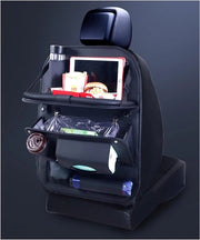 Organizzatore della panchetta con tavolo pieghevole, supporto per tablet iPad con tasca di stivaggio per tessuti, borse per bambini, accessori di viaggio - Dimensione D, tavolo da viaggio per bambini