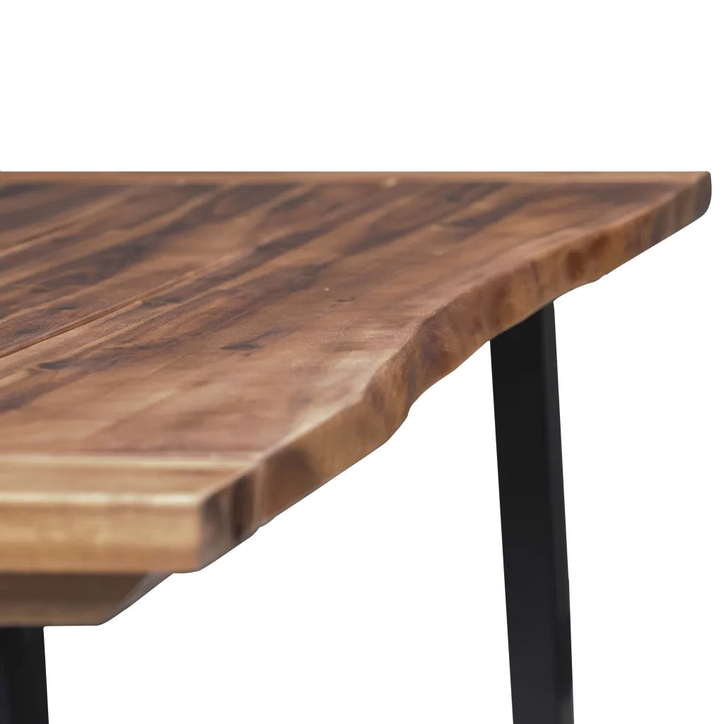 Tavolo da Pranzo | Tavolo da cucina in Legno Massello di Acacia 180x90 cm