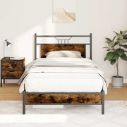 Giroletto senza Materasso Rovere Fumo 107x203 cm in Truciolato