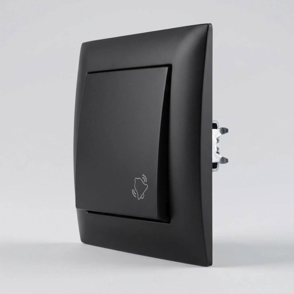 Pulsante Per Campanello Oste Jnh008-w Black