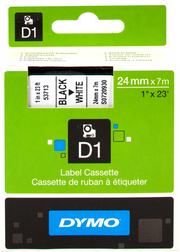 DYMO D1 etichette originali / 24 mm x 7 mm / stampa nera su bianco / etichette autoadesive per etichettatrice LabelManager / 1 Pezzo