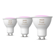 Philips hue white and color ambiance gu10 - faretto connesso - (confezione da 3) - 929003666503