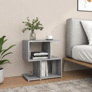 Bedside Table, Concrete Grey, 50x30x51.5 Cm, Wood-based Material