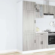 Armadio da Cucina Porto Grigio Sonoma in Legno Multistrato 854113