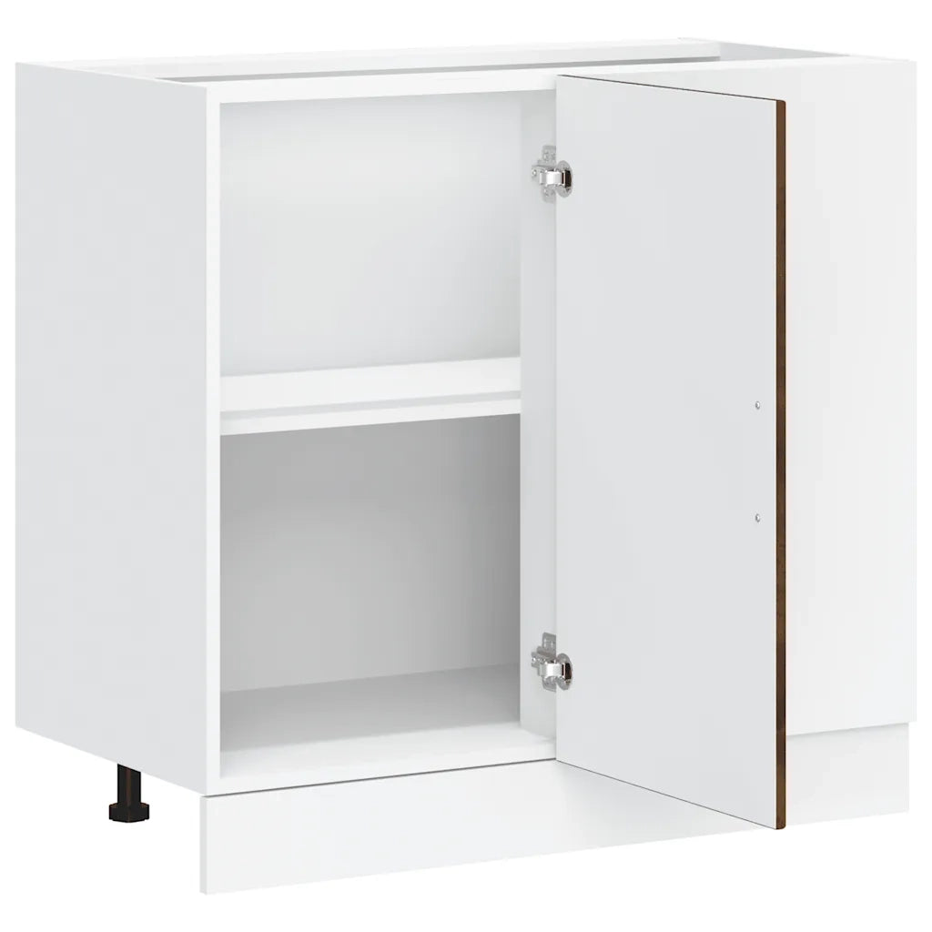 Mobile base da cucina Lucca Rovere Fumo in Legno Multistrato