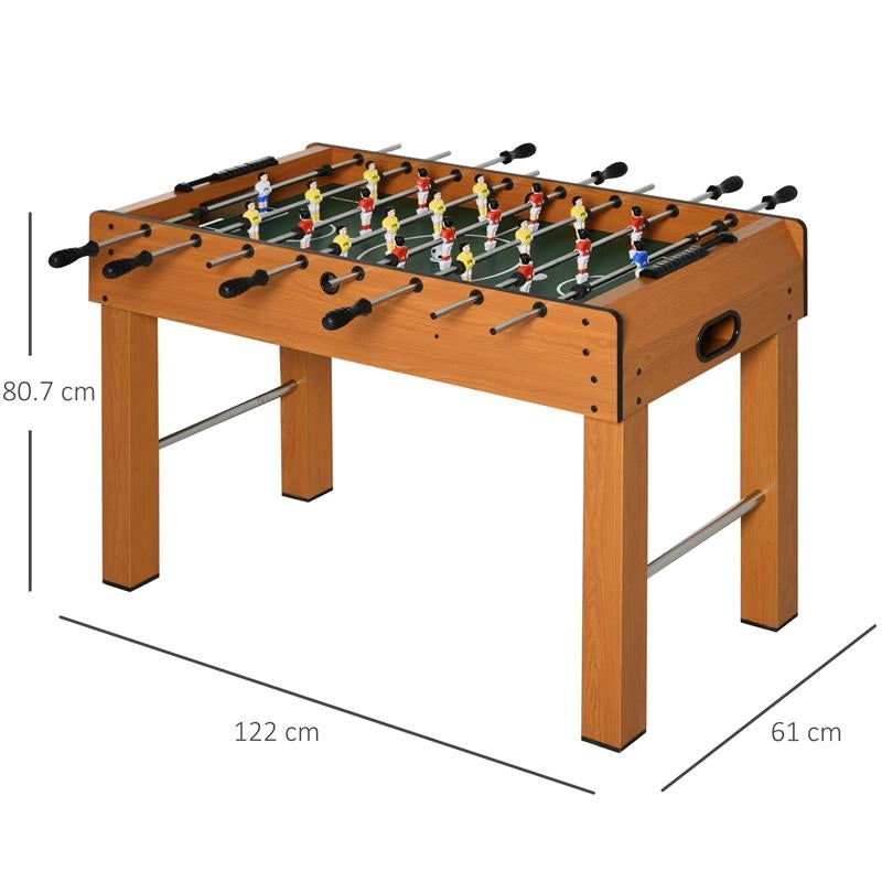 CALCIO BALILLA PROFESSIONALE IN MDF CON 2 PALLINE SEGNAPUNTI 22 GIOCATORI