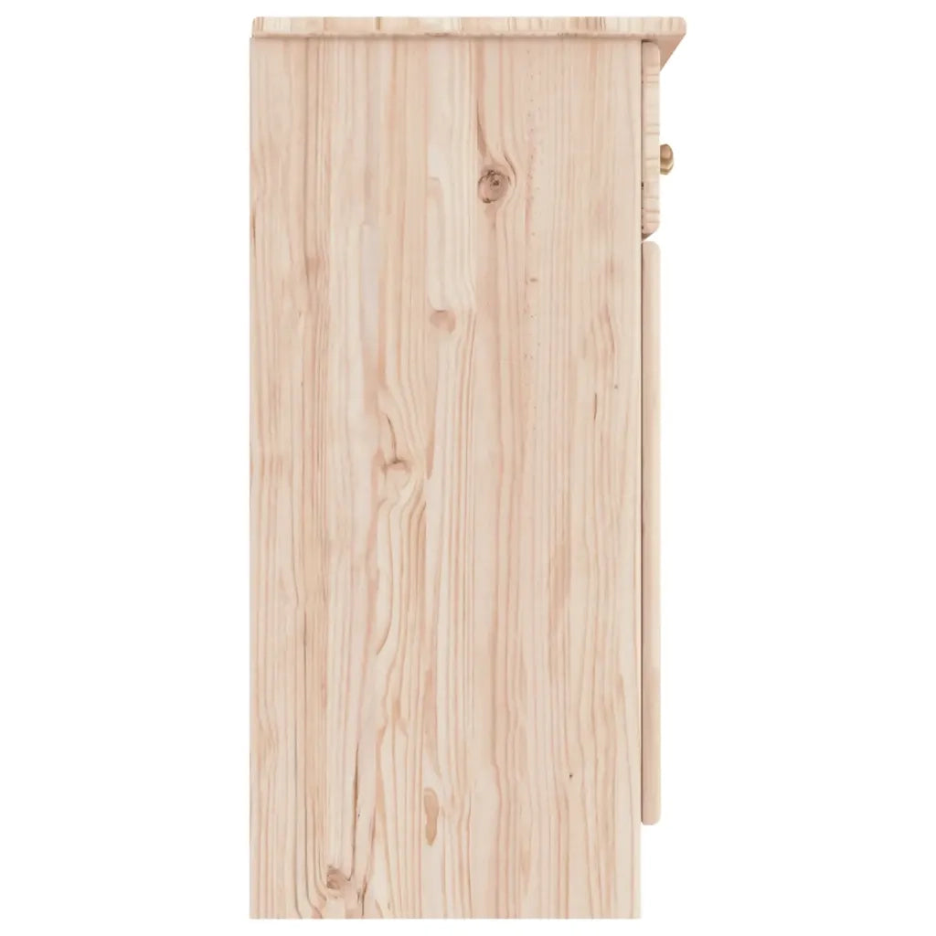 Credenza | Madia | Buffet da pranzo | Armadio da pranzo ALTA 112x35x73 cm in Legno Massello di Pino