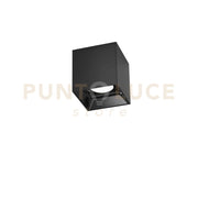 PLAFONIERA LED MIG NERA IN ACRILICO E ALLUMINIO 20W 2000LM 4000K ANTIABBAGLIAMENTO 11,5X11,5X11,6 CM