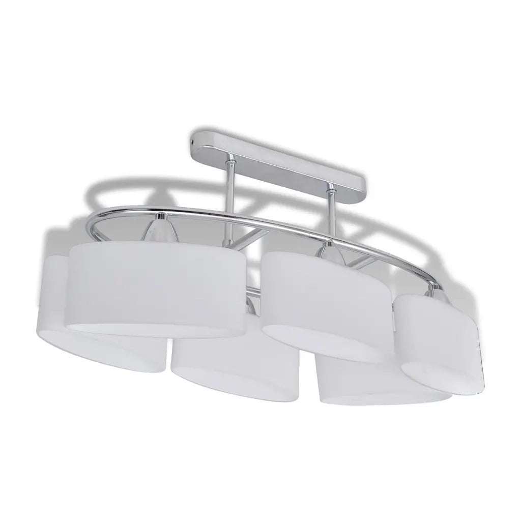 Lampade da Soffitto Ellissoidali 2 pz Paralume in Vetro E14 cod mxl 63286