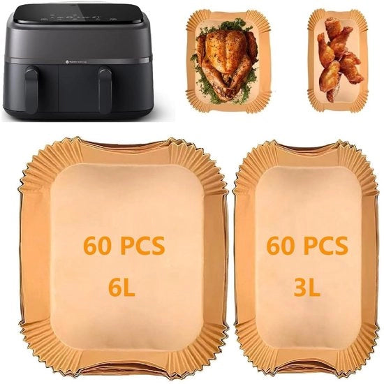 Pannelli di cottura per Airfryer da 120 pezzi per serie 3000 6L/3L, serie 5000 6L/3L