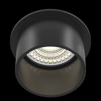 Faretto da incasso Downlight in Alluminio Reif Nero