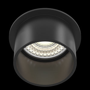 Faretto da incasso Downlight in Alluminio Reif Nero