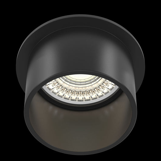 Faretto da incasso Downlight in Alluminio Reif Nero