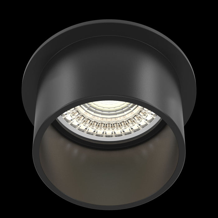 Faretto da incasso Downlight in Alluminio Reif Nero