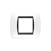 Bticino placca elettrica modulare 2x2 moduli, compatibile International e Living Light, rame, Ecl2974rm