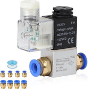 Vitaccia - Ventilatore elettromagnetico 12V per sistema pneumatico con connettore pneumatico.