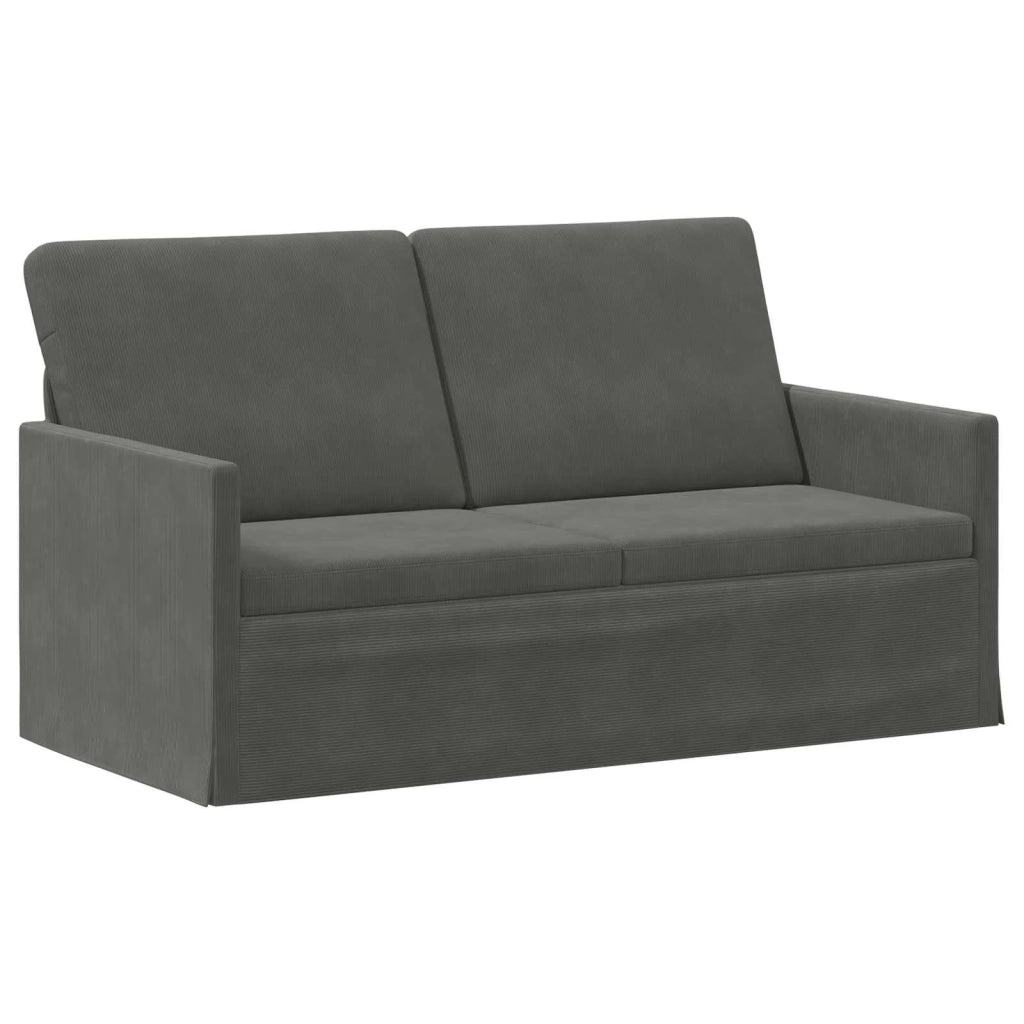 Set di divani 2 pcs Grigio Scuro Tessuto in Cords 3433249