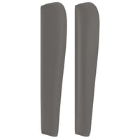 Testiera ad Orecchio Grigio 147x23x118/128cm in Similpelle cod mxl 34608