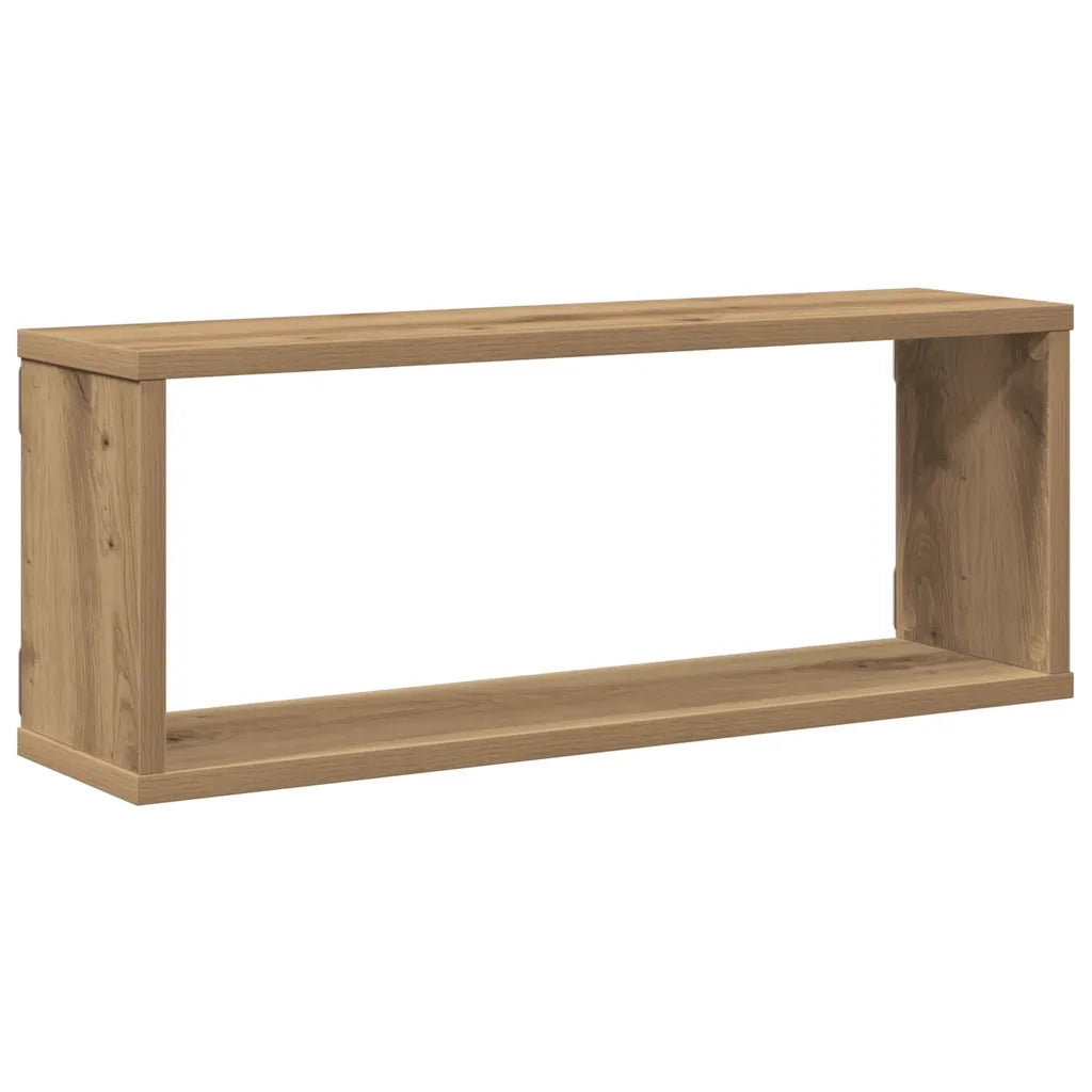 Mensole Parete a Cubo 4 pz Artigianale 30x15x30 cm Truciolato 856590