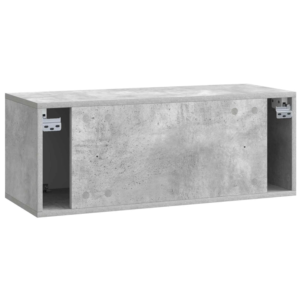 Mobile Porta TV da Muro Grigio Cemento 78,5 x 31 x 30 cm 899058