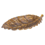 Foglia decoro oro 15,5x9,5x1,8h