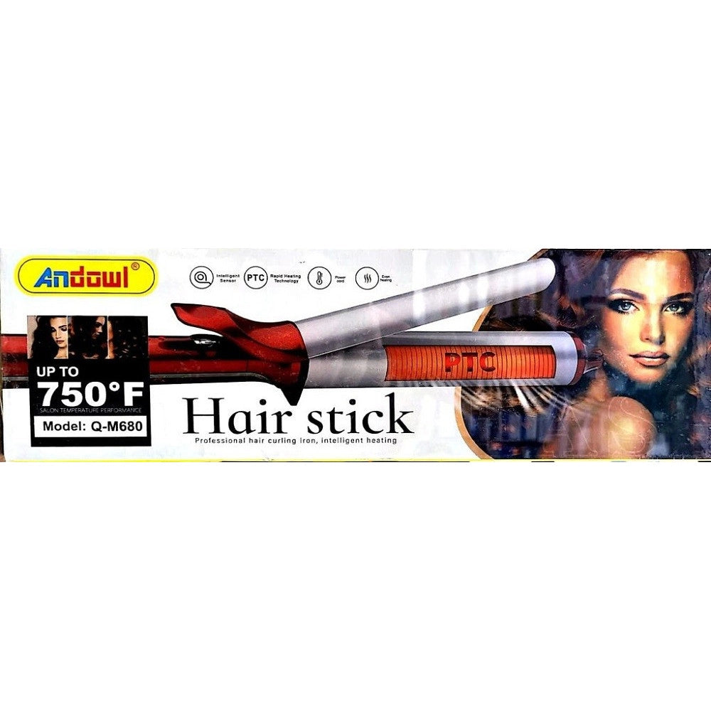 Trade Shop - Piastra Per Capelli Professionale 2in1 Arriccia Liscia 25 W In Ceramica Q-m680 -