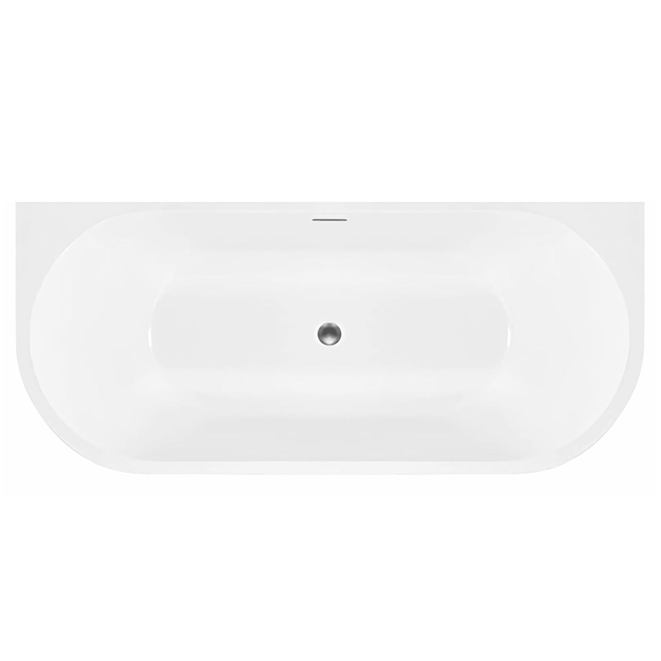 Vasca Bagno A Parete Olimpia 150cm Copritappo cromo