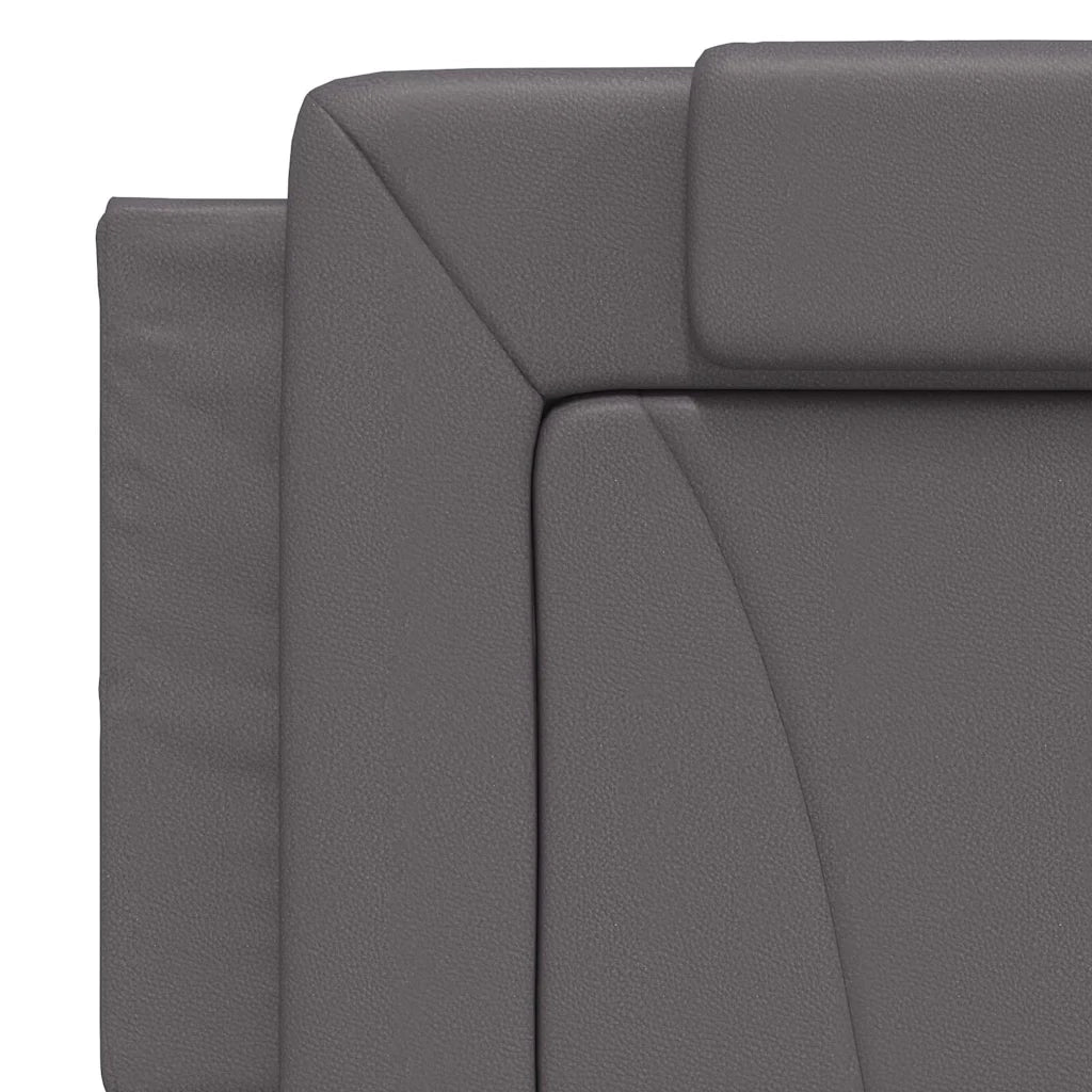 Giroletto Viana senza Materasso Grigio 160x200 cm in Similpelle 3208106