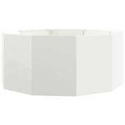 Fioriera | Cassetta per fiori | Vaso Bianco 120 x 120 x 50 cm Acciaio