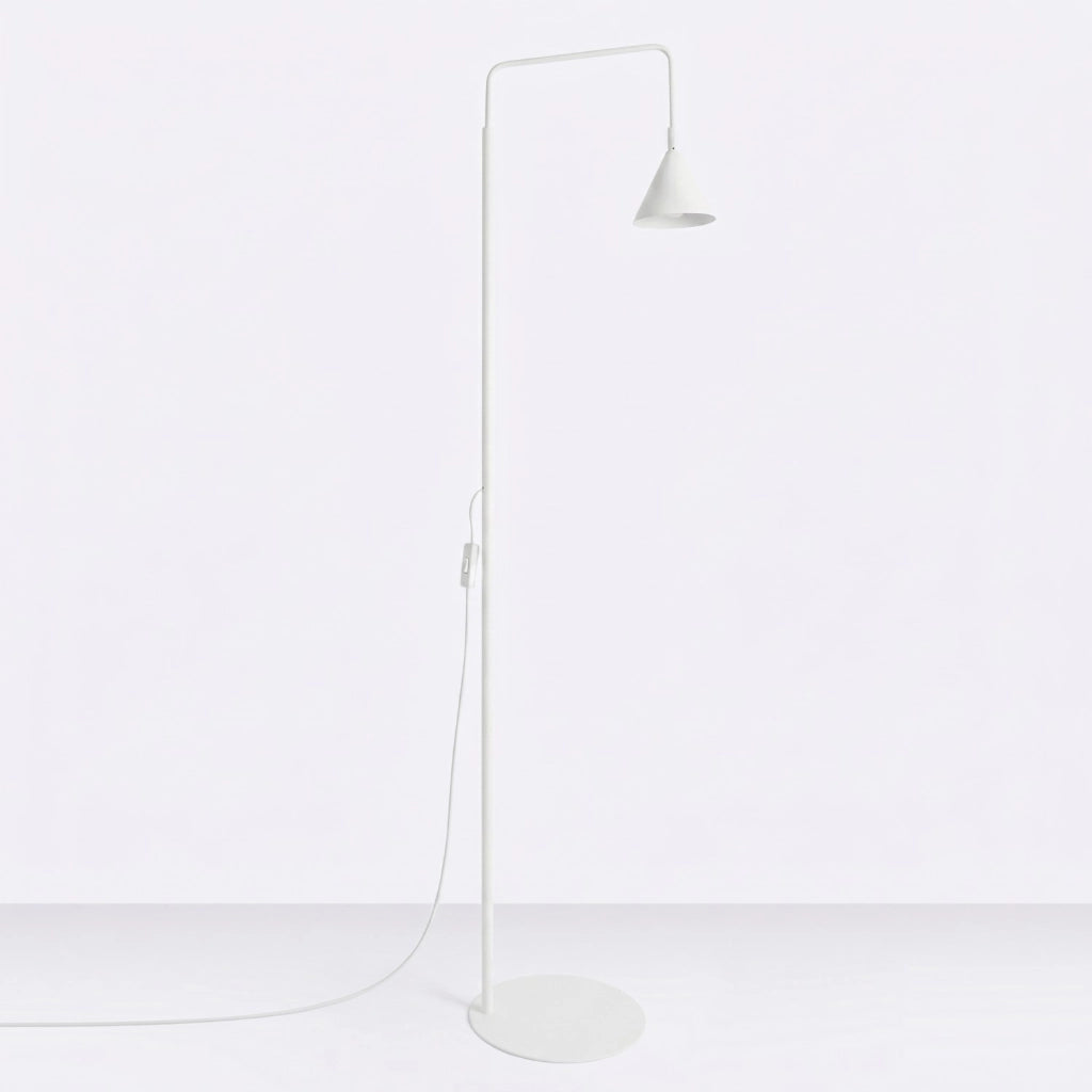 Lampada da terra NOX bianco