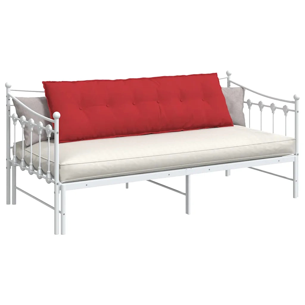 Cuscino per Schiena Rosso 160 x 19 x 50 cm Tessuto 42014885