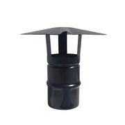 CAPPELLO CINESE INOX304 PER CANNE FUMARIE A LEGNA NERO- Diam. 180- DK- pezzi 1