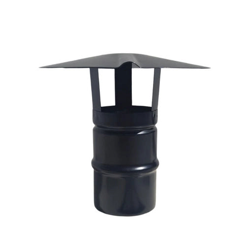 CAPPELLO CINESE INOX304 PER CANNE FUMARIE A LEGNA NERO- Diam. 180- DK- pezzi 1