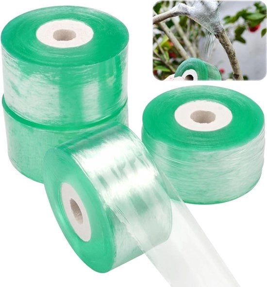 Tessuto di isolamento 100 m × 3 cm trasparente a rotolo - biodegradabile - autoadesivo - per isolamento in nursery