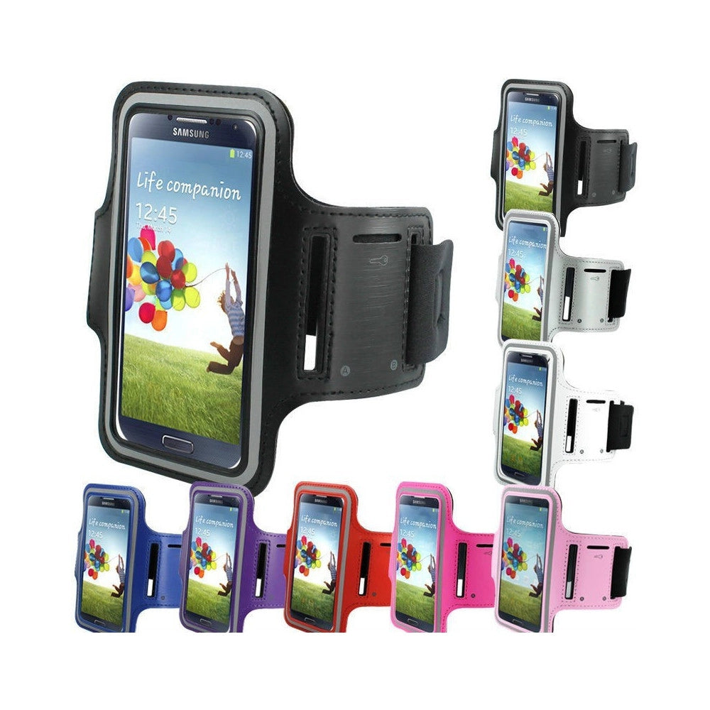 Trade Shop - Custodia Da Braccio Fascia Sport Corsa Running Bici Per Smartphone Cellulare -