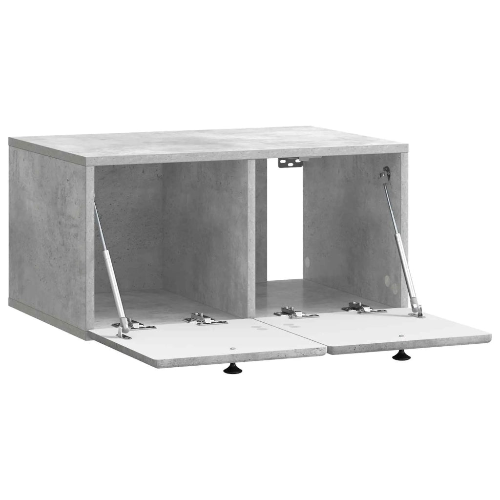 Mobile Porta TV da Muro 59,5 x 41 x 30 cm Grigio Cemento 899188
