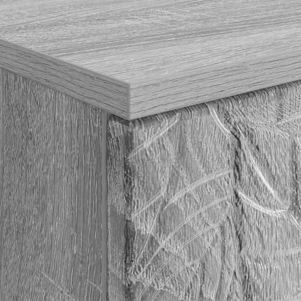 Scrivania Sonoma grigio 142,5 x 50 x 75 cm Legno ingegnerizzato 3414618
