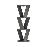 Libreria angolare 22x22x85 cm pensile Zena antracite